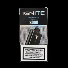 Электронная сигарета IGNITE V80 8000 затяжек Черничный лед